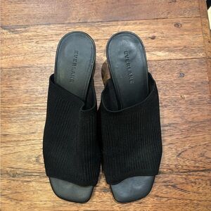 Everlane Black Knit Mules - Size 7.5